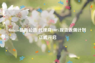 Gat.io最新公告 代理商100%现货返佣计划正式开启