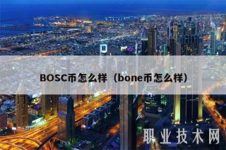 BOSC币怎么样（bon币怎么样
