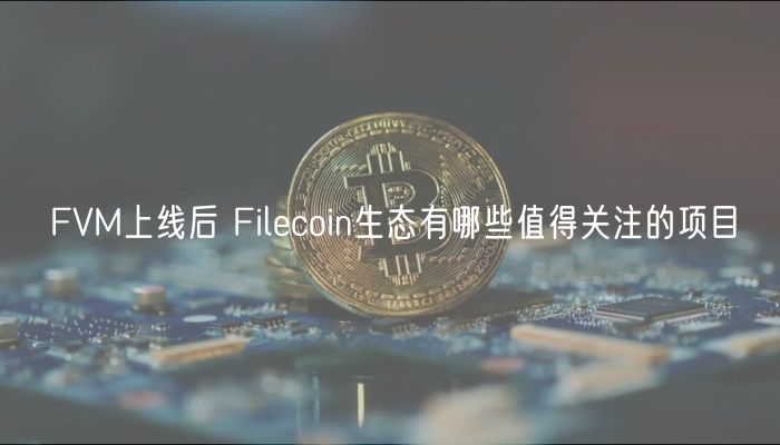 FVM上线后 Filecoin生态有哪些值得关注的项目-第1张图片-欧易下载