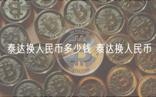 泰达换人民币多少钱 泰达换人民币