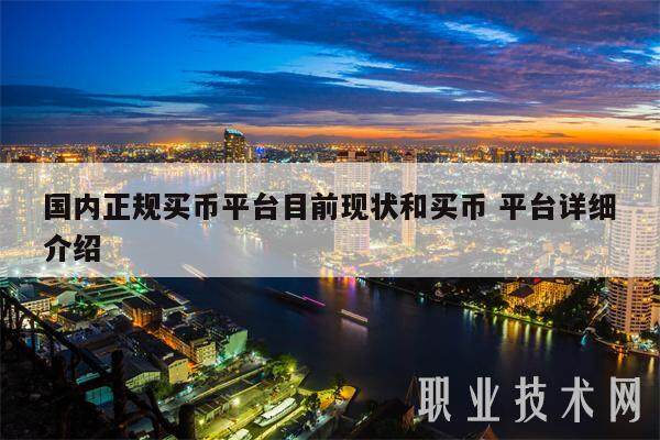 国内正规买币平台目前现状和买币 平台详细介绍-第1张图片-欧易下载