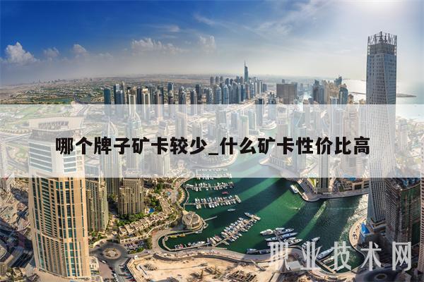 哪个牌子矿卡较少_什么矿卡性价比高