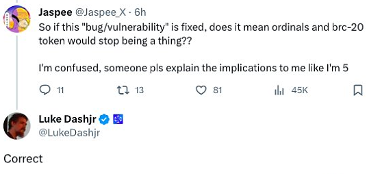 核心开发者想禁掉铭文炸锅 比特币会因此分叉吗？-第2张图片-欧易下载